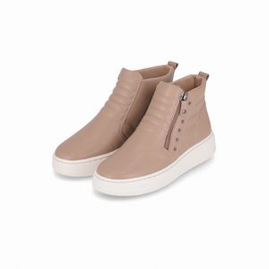 Bota Beatriz Cano Curto Anabela Médio Fendi