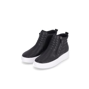 Bota Beatriz Cano Curto Anabela Médio Preto