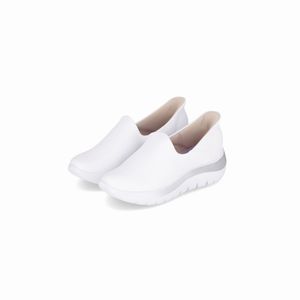 Tênis SlipFit Salto Médio Branco Neve