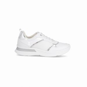 Tênis Energy Anabela Médio Branco Neve com Branco