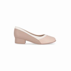 Sapato Jaqueline Salto Baixo Fendi com Rose