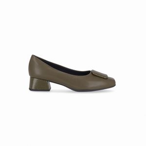 Scarpin Tati Salto Médio Militar