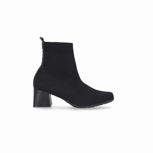 PICCADILLY MAXI - Bota Estela Cano Curto Salto Médio Preto