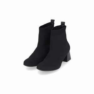 PICCADILLY MAXI - Bota Estela Cano Curto Salto Médio Preto