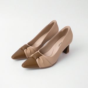 Scarpin Irene Salto Alto Nude Claro