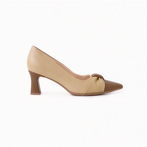 Scarpin Irene Salto Alto Nude Claro