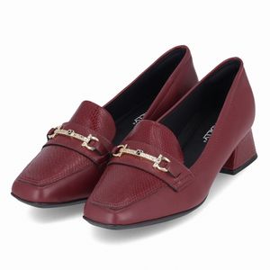 Loafer Tati Salto Médio Vinho