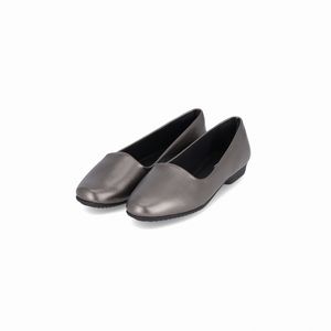 Sapatilha Raquel Salto Baixo Pewter