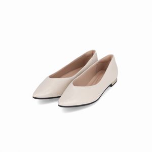Sapatilha Ana Salto Baixo Off White