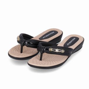 Chinelo Camila Rasteira Preto