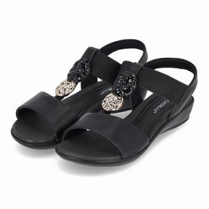 Sandália Camila Anabela Baixo Preto