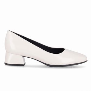 Scarpin Tati Salto Médio Off White
