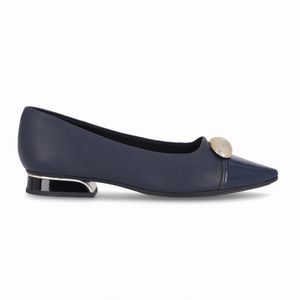 PICCADILLY MAXI - Sapato Silvia Salto Baixo Navy
