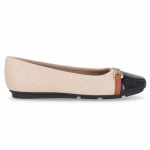 PICCADILLY MAXI - Sapato Michele Salto Baixo Brule com Preto