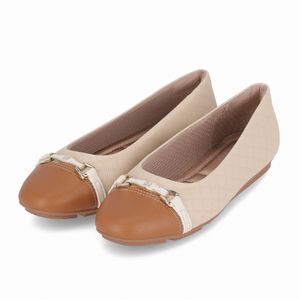 PICCADILLY MAXI - Sapatilha Michele Salto Baixo Brule com Mascavo