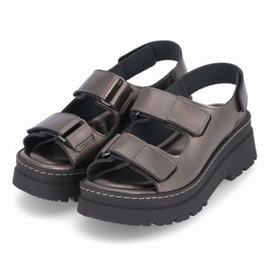 PICCADILLY MAXI - Sandália Salto Médio Pewter