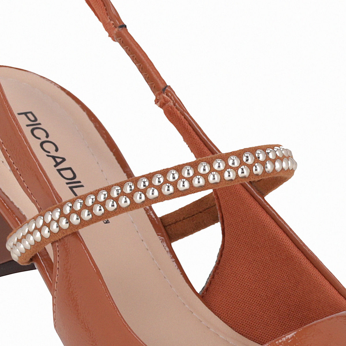 Sapato Slingback Taci Salto Médio Ocre | Piccadilly
