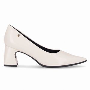 Scarpin Irene Salto Alto Off White