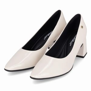 Scarpin Irene Salto Alto Off White
