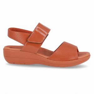 Sandália Fascite Anabela Médio Ocre