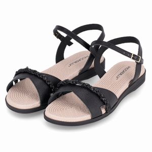 Sandália Rasteirinha Adla Preto