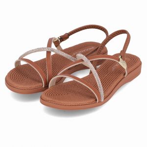 Sandália Rasteirinha Adla Ocre