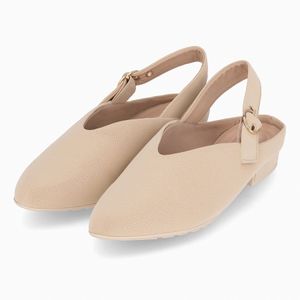 Sapato Slingback Salto Baixo Brule