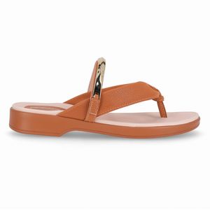 Chinelo Maitê Anabela Baixo Mascavo