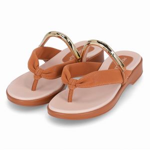 Chinelo Maitê Anabela Baixo Mascavo