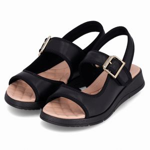 Papete Esporão Anabela Médio Preto