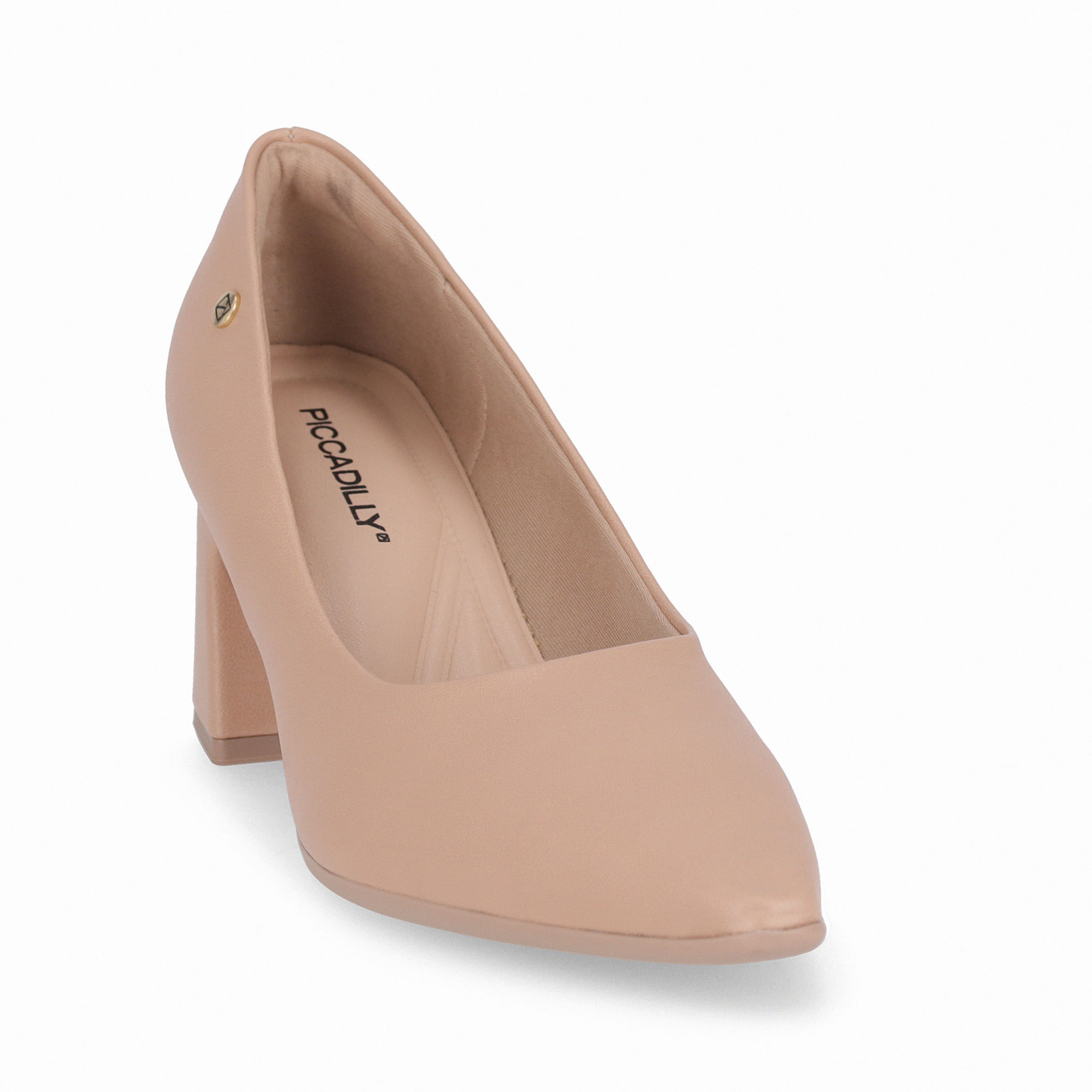 Scarpin Irene Salto Alto Nude Claro | Piccadilly