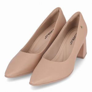 Scarpin Irene Salto Alto Nude Claro