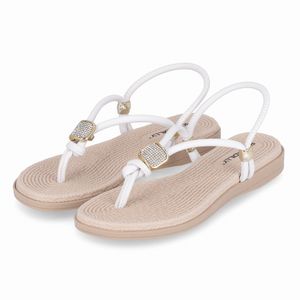 Rasteirinha Adla Branco Neve