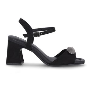 Sandália Flavia Salto Alto Preto