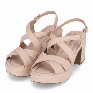 Sandália Marcia Salto Alto Rose