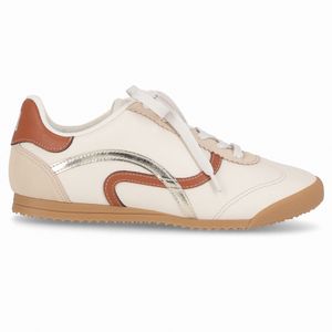 Tênis Kelly Rasteira Off White com Brule