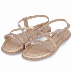 Sandália Rasteirinha Gabi Ouro