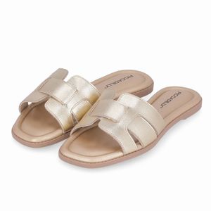 Chinelo Rasteirinha Gabi Ouro