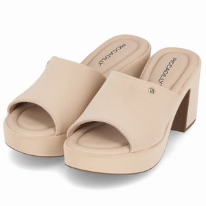 Tamanco Marcia Salto Alto Brule