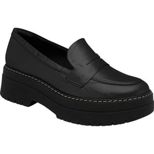 Loafer Fabiana Salto Médio Preto