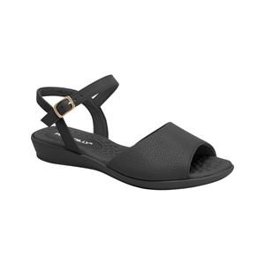 Sandália Camila Rasteira Preto