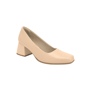 PICCADILLY MAXI – Sapato Scarpin Estela Salto Médio Rose