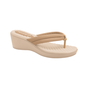 Chinelo Cecilia Anabela Médio Nude Claro
