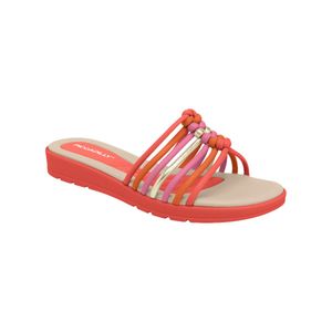 Tamanco Rejane Rasteira Goiaba com Damasco