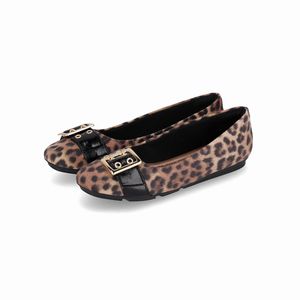 PICCADILLY MAXI – Sapatilha Michele Salto Baixo Animal Print
