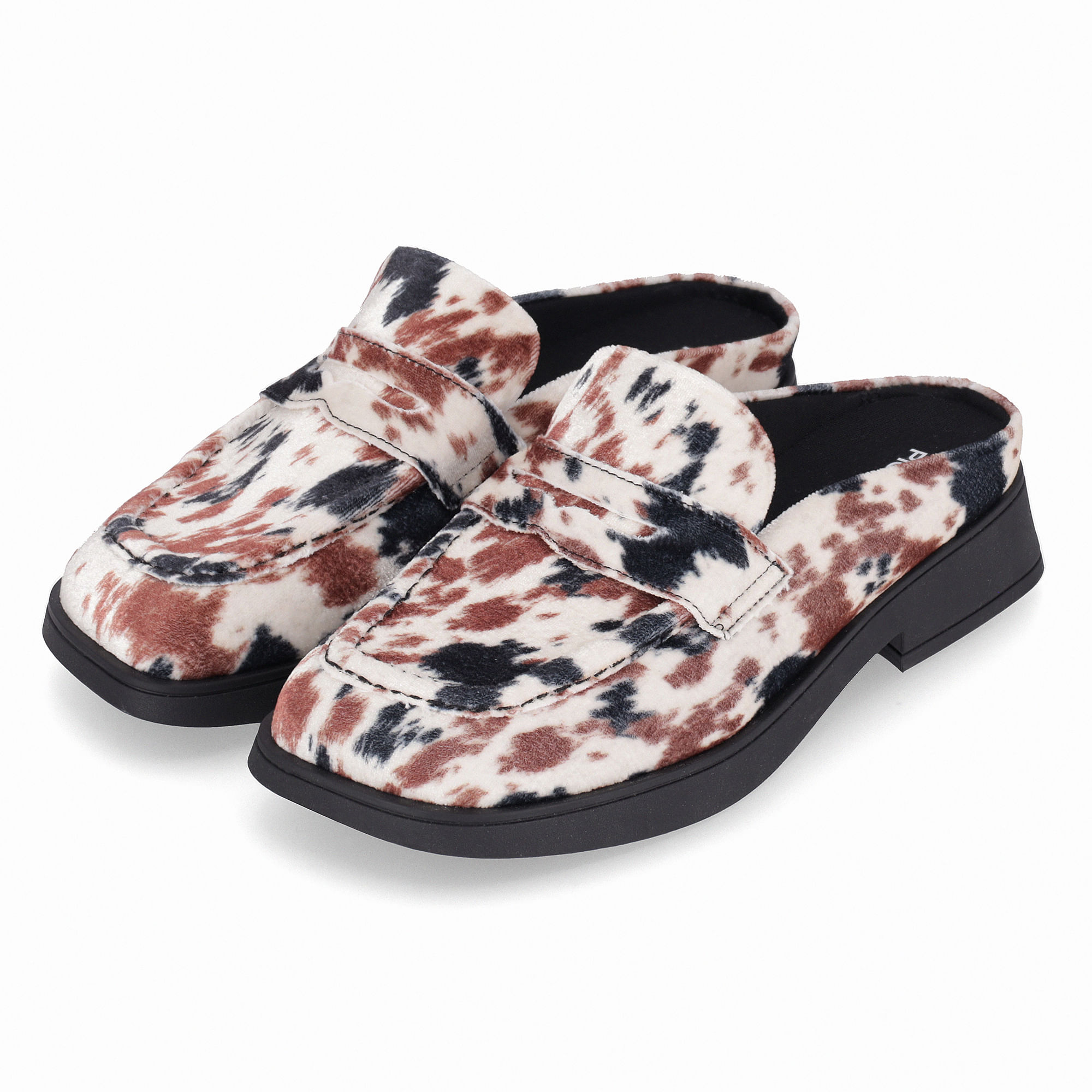 Mule Francisca Salto Baixo Animal Print | Piccadilly
