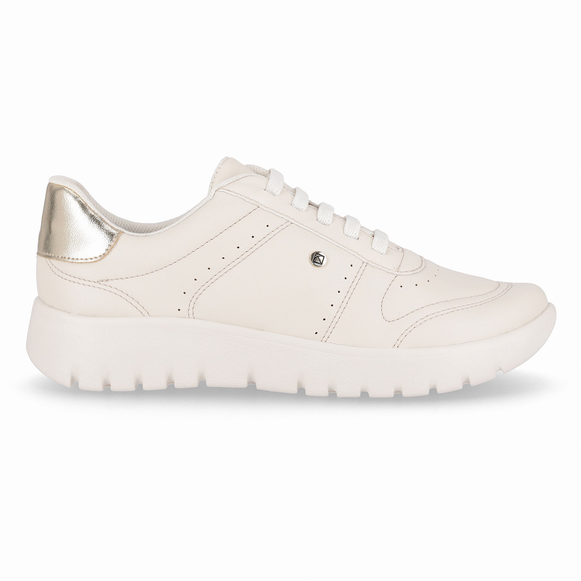 Tênis Fabi Off White com Ouro | Piccadilly
