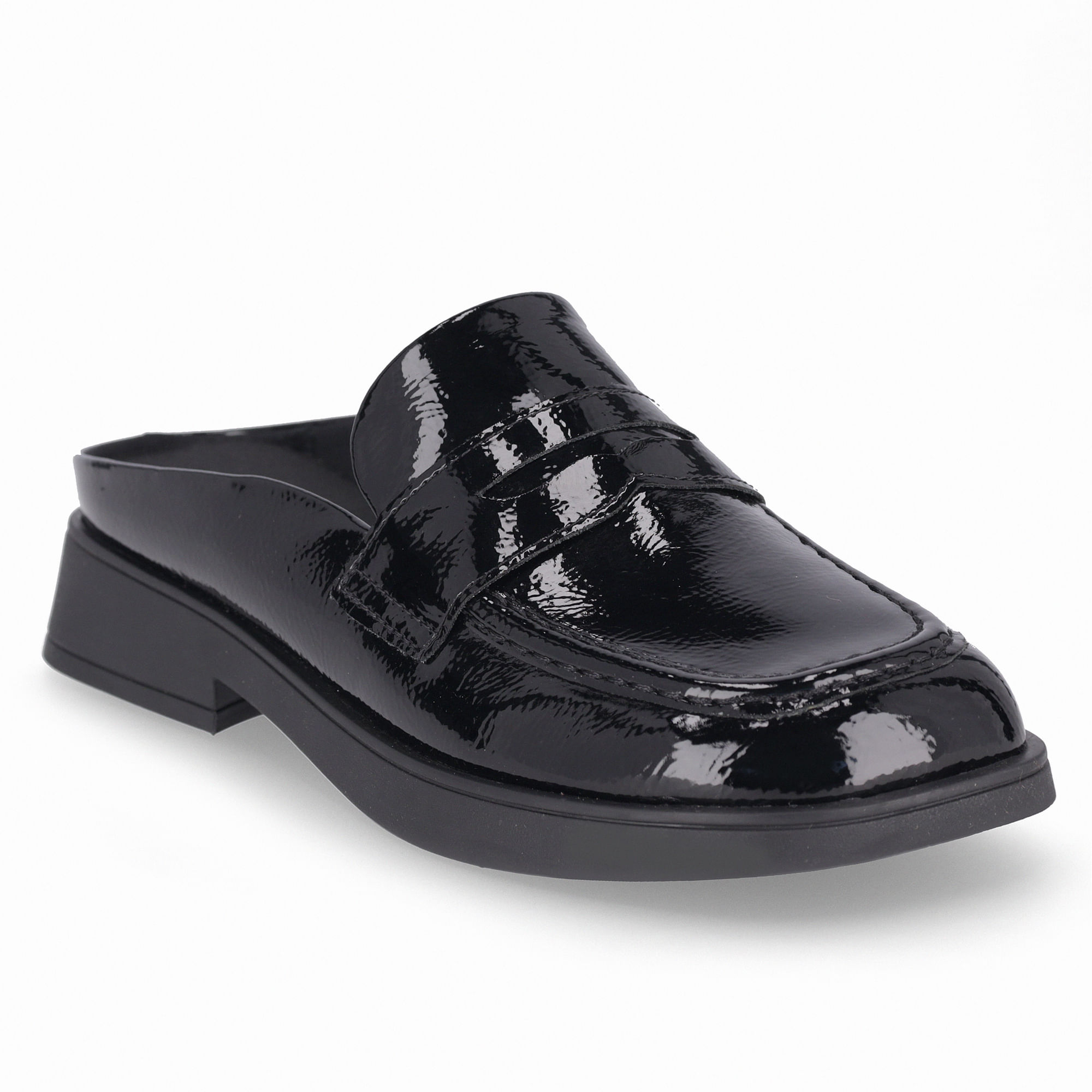 Mule Francisca Salto Baixo Preto | Piccadilly