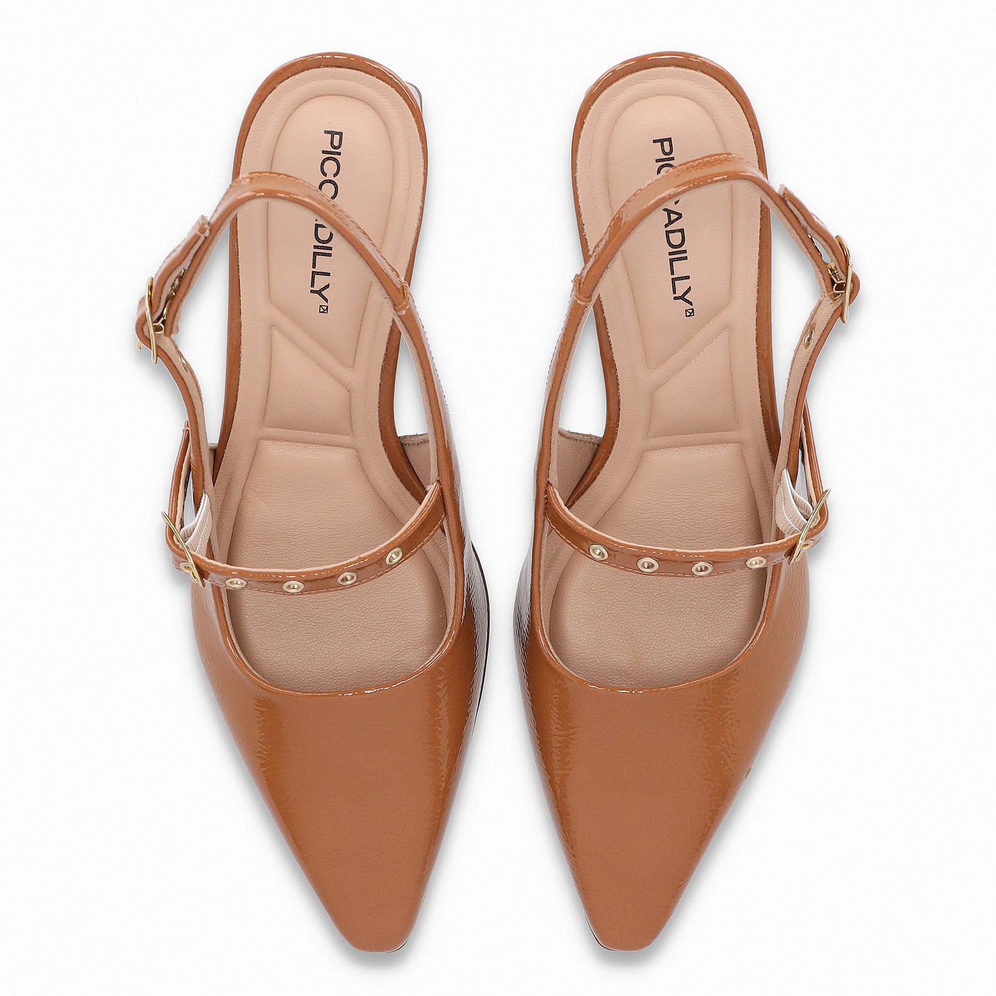 Slingback Irene Salto Alto Mascavo | Piccadilly