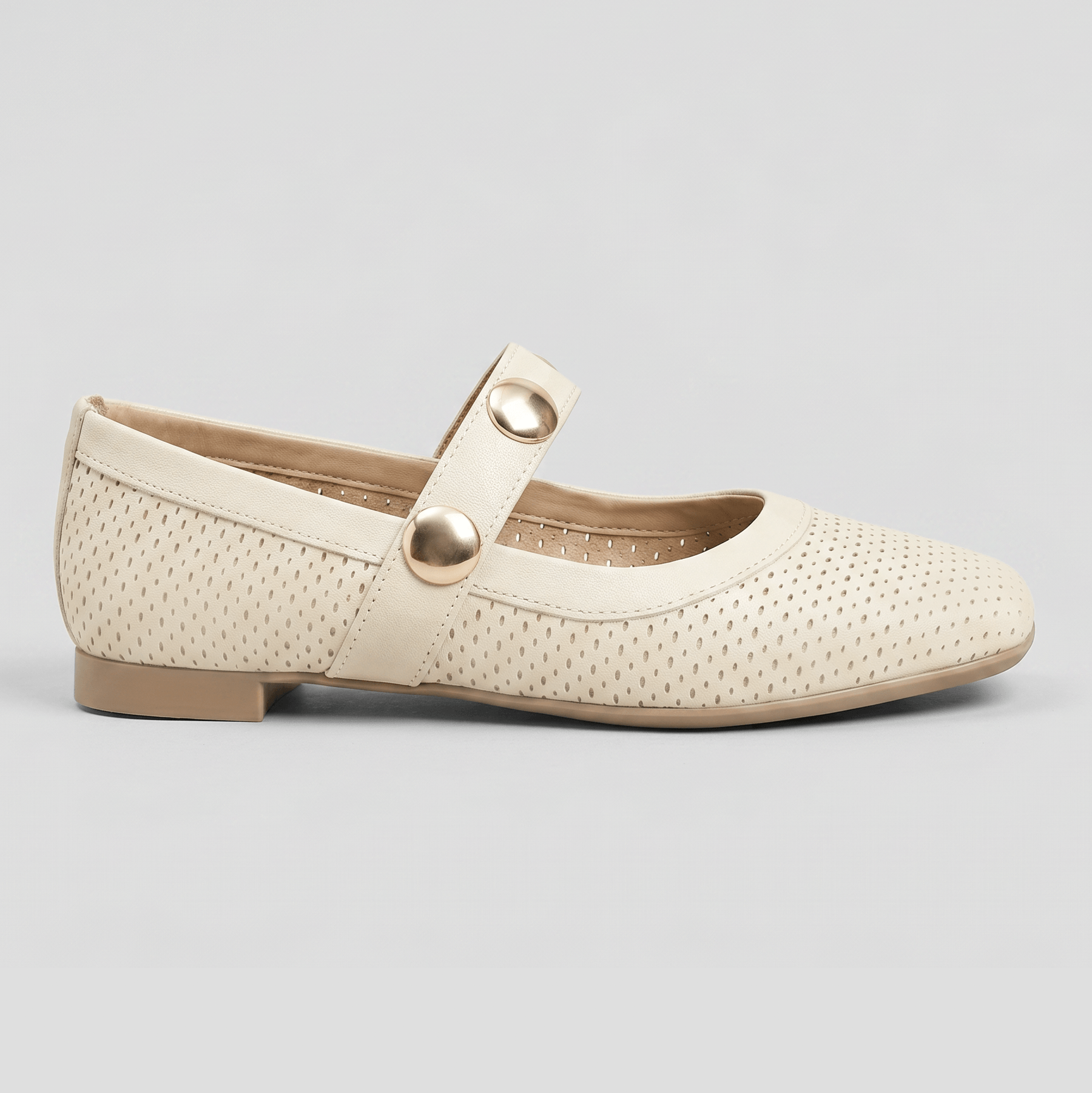 Sapatilha Boneca Vanessa Off White | Piccadilly